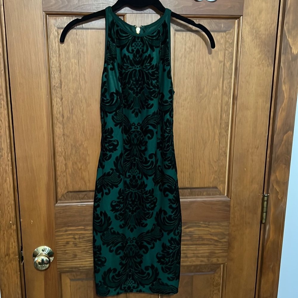 Formal Halter Top Body Con Dress